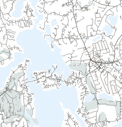 Osterville Map Print