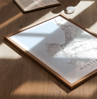 Monterey Map Print