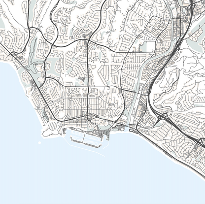 Dana Point Map Print