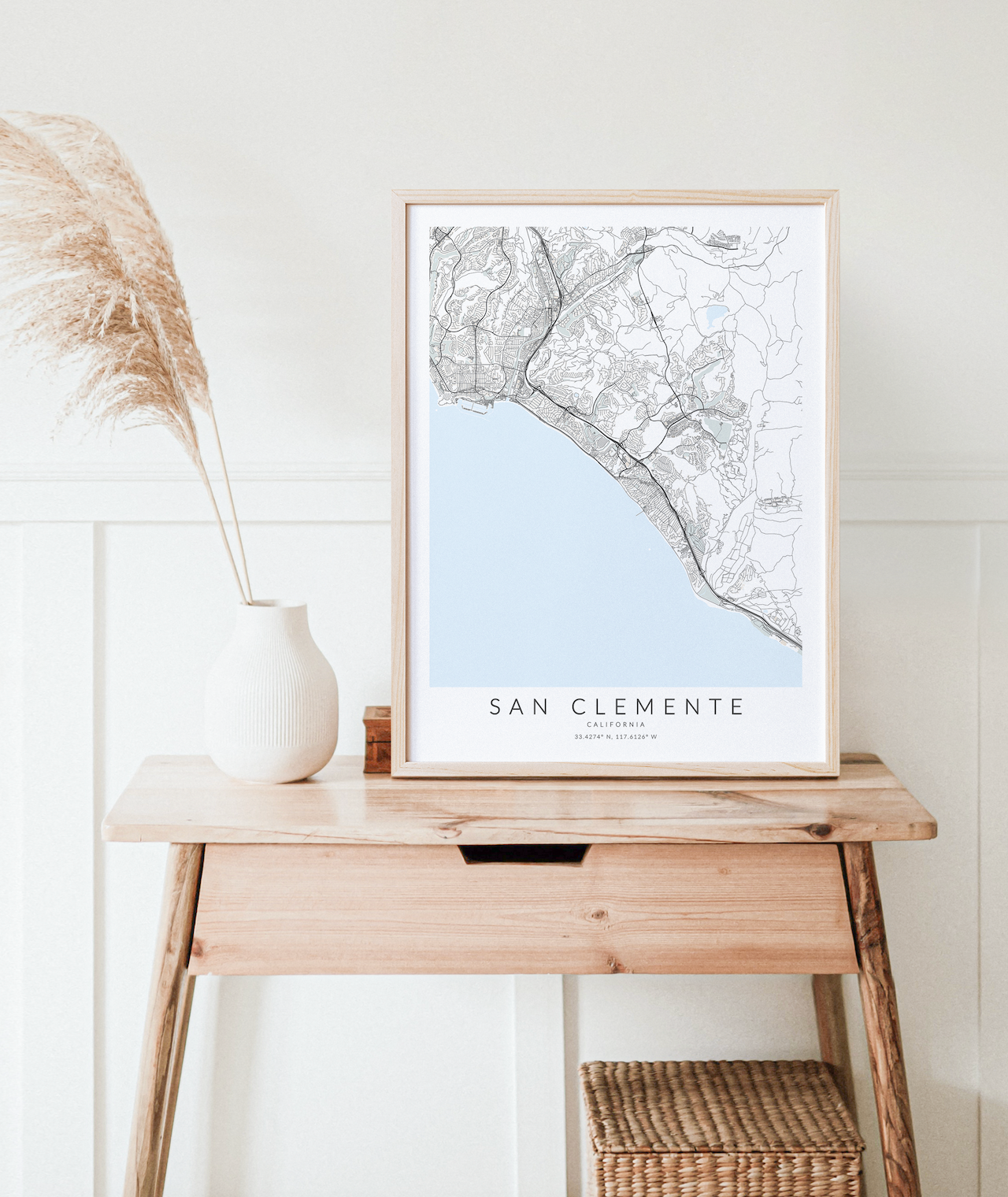 San Clemente Map Print
