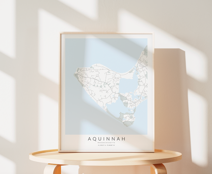 Aquinnah Map Print