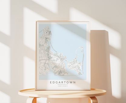 Edgartown Map Print