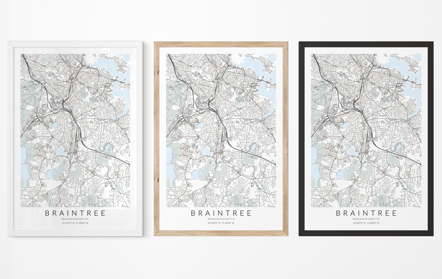 Braintree Map Print