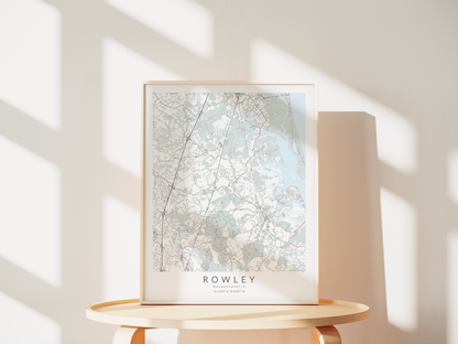 Rowley Map Print