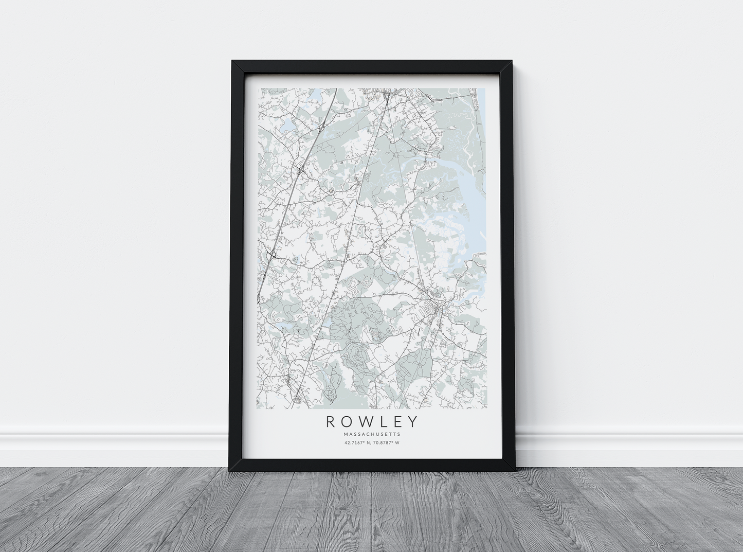 Rowley Map Print