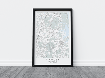 Rowley Map Print