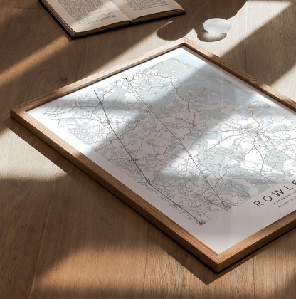 Rowley Map Print