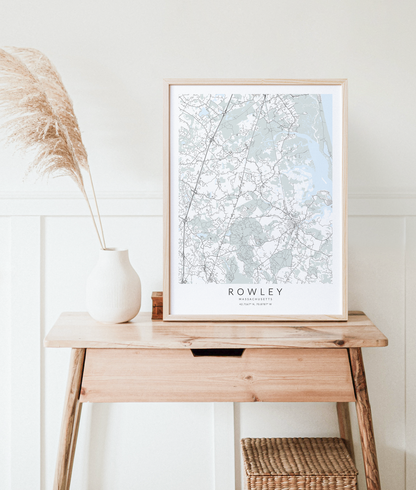 Rowley Map Print