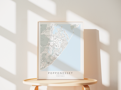 Popponesset Map Print