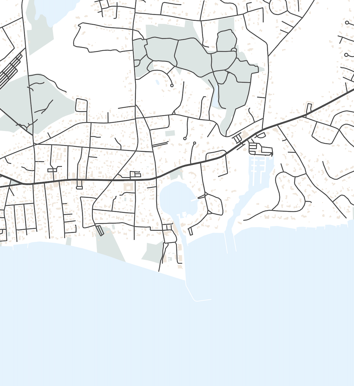 Harwich Port Map Print