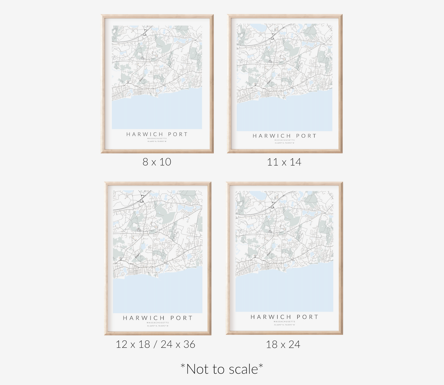 Harwich Port Map Print