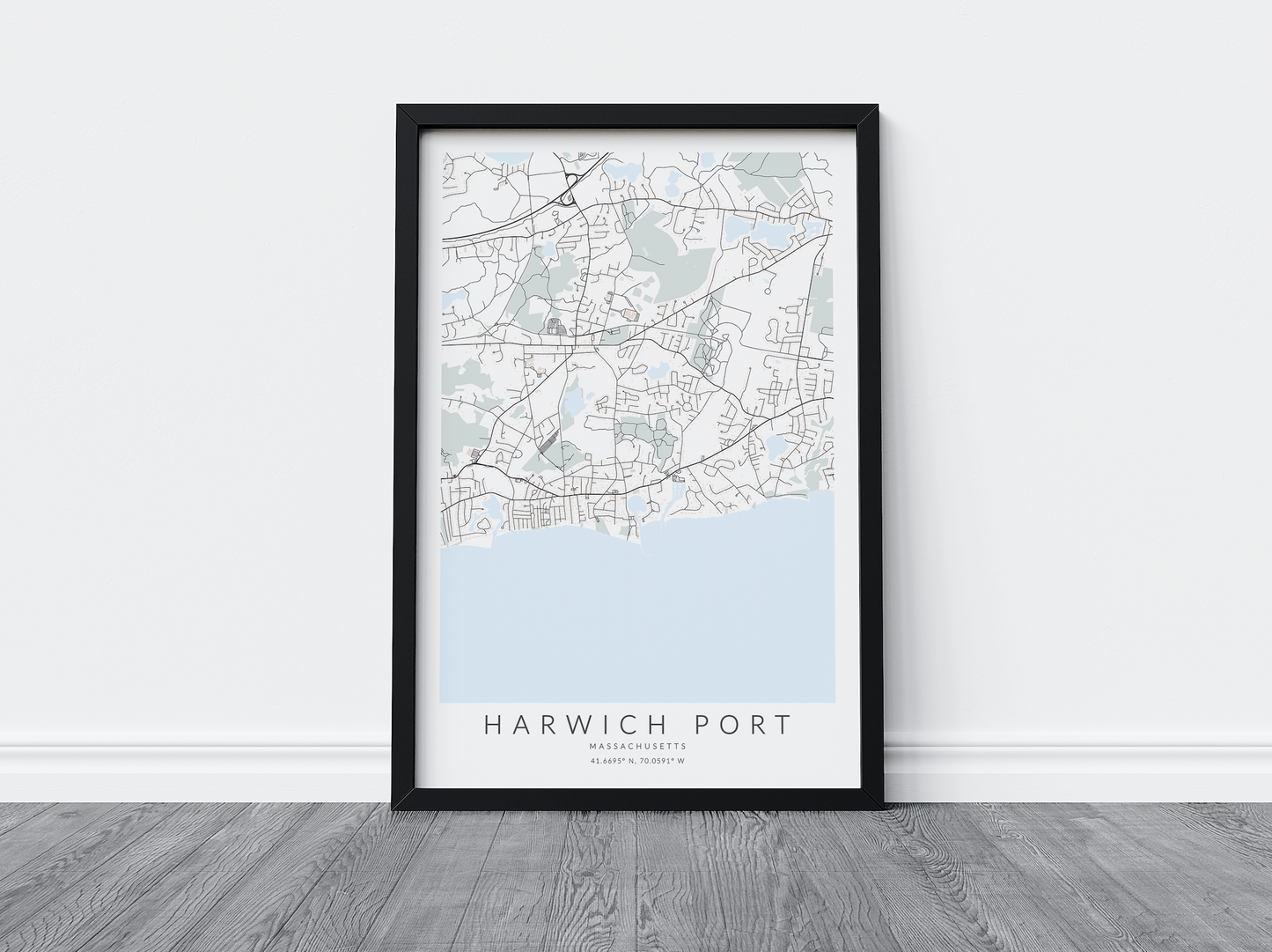 Harwich Port Map Print