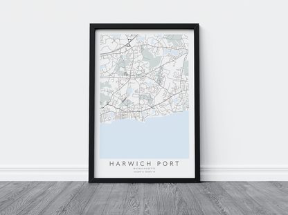 Harwich Port Map Print