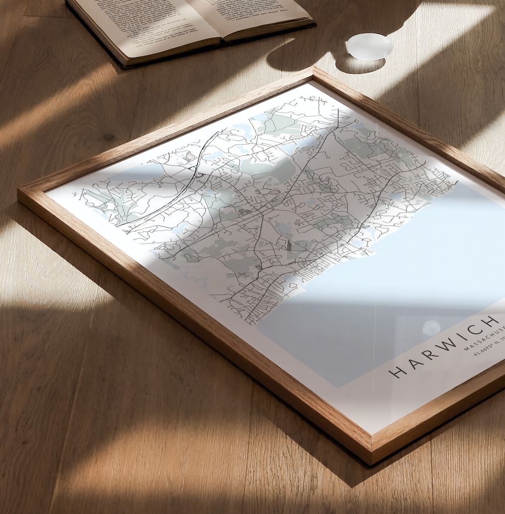 Harwich Port Map Print