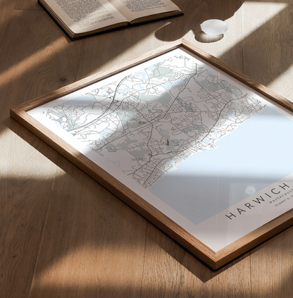 Harwich Port Map Print