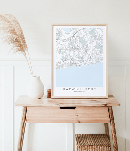 Harwich Port Map Print