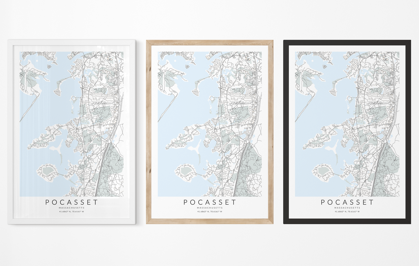 Pocasset Map Print