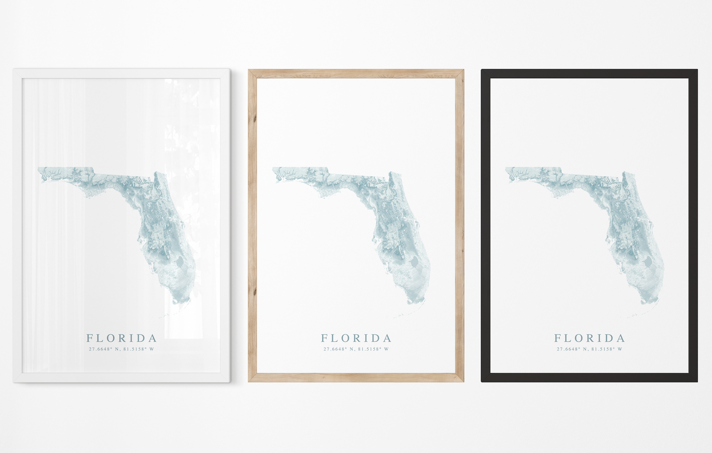 Florida Map Print