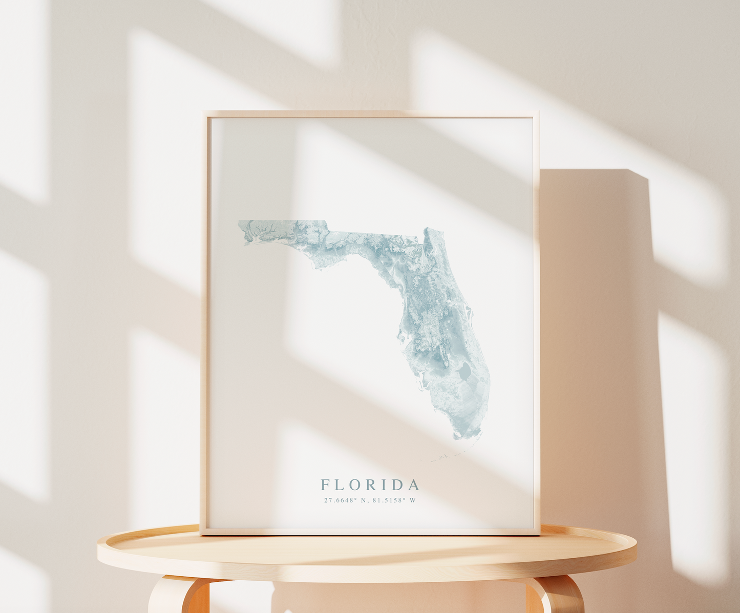 Florida Map Print