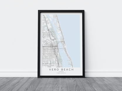 Vero Beach Map Print