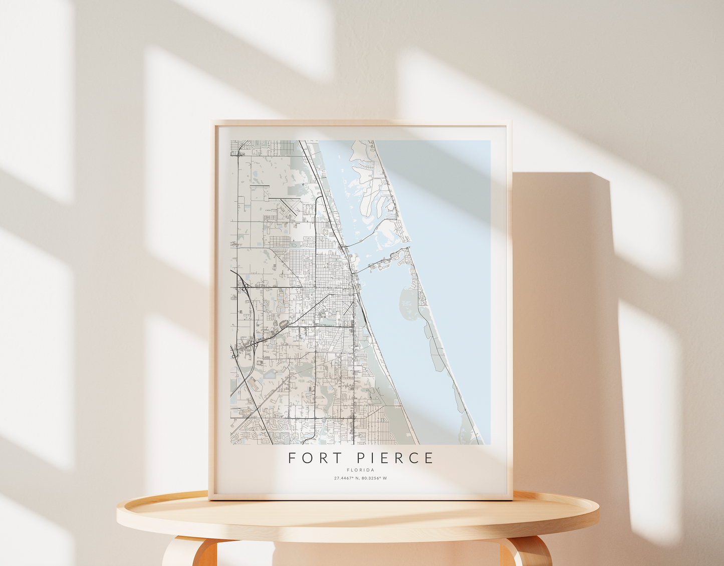 Fort Pierce Map Print