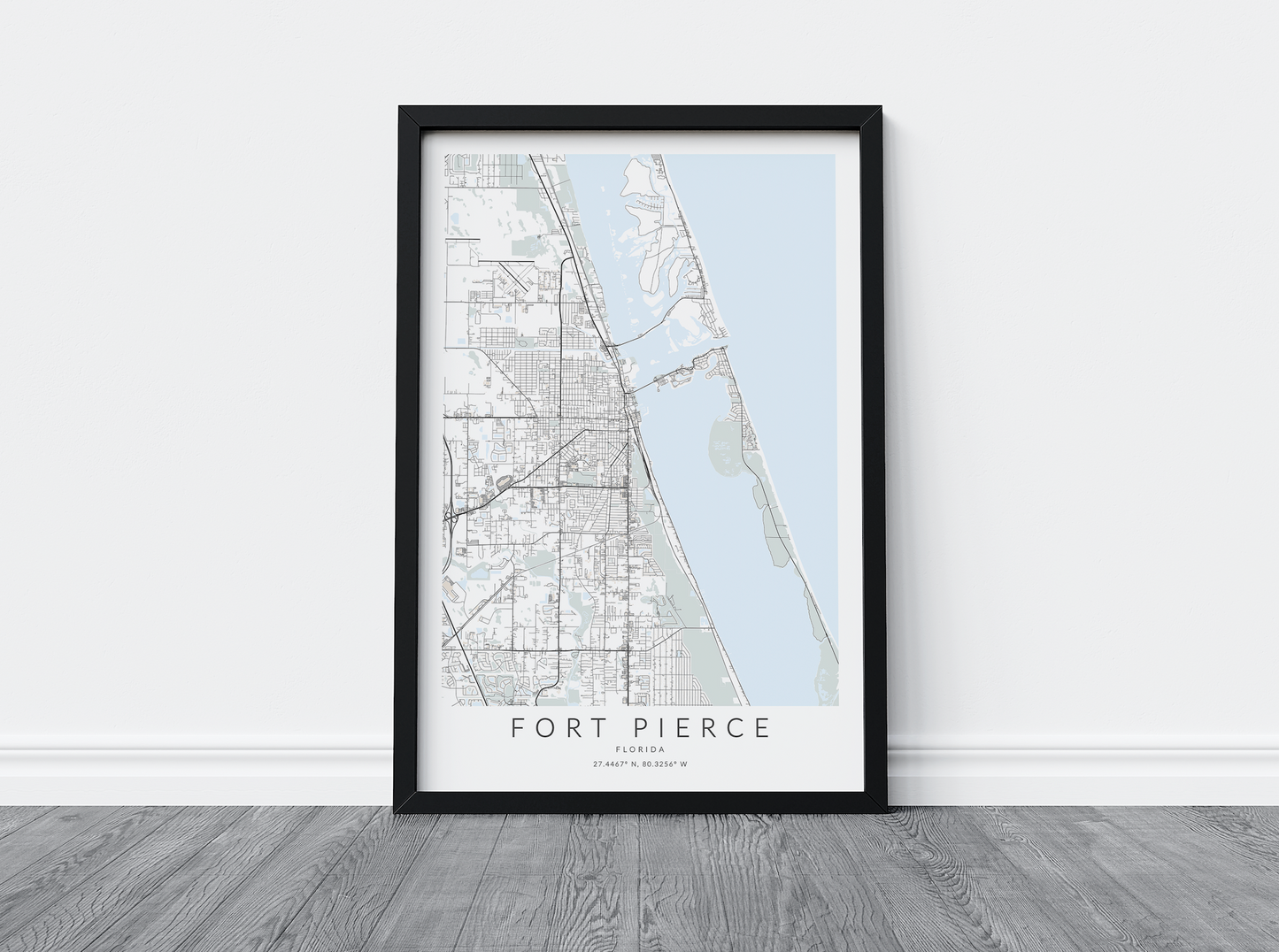 Fort Pierce Map Print