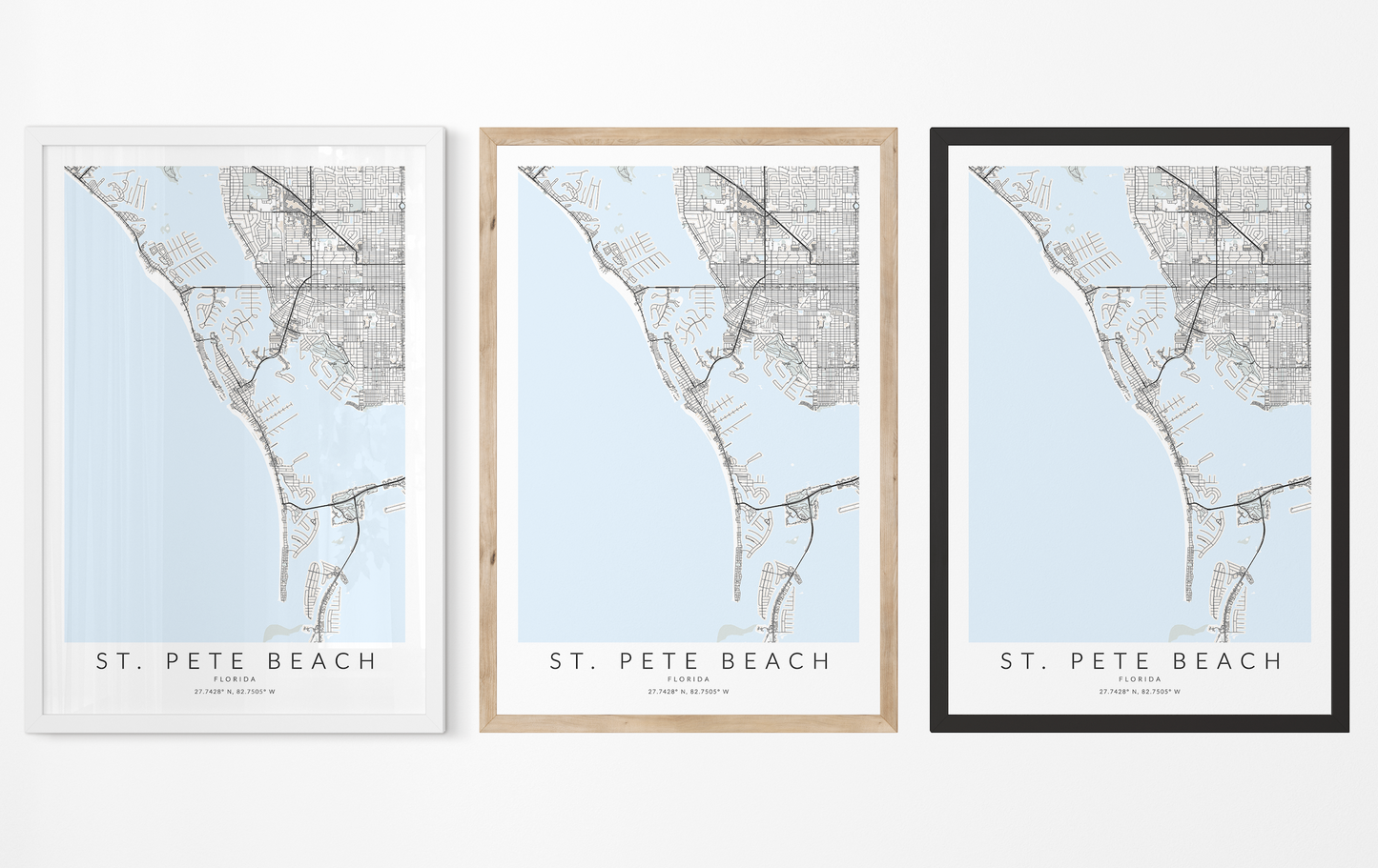 St. Pete Beach Map Print