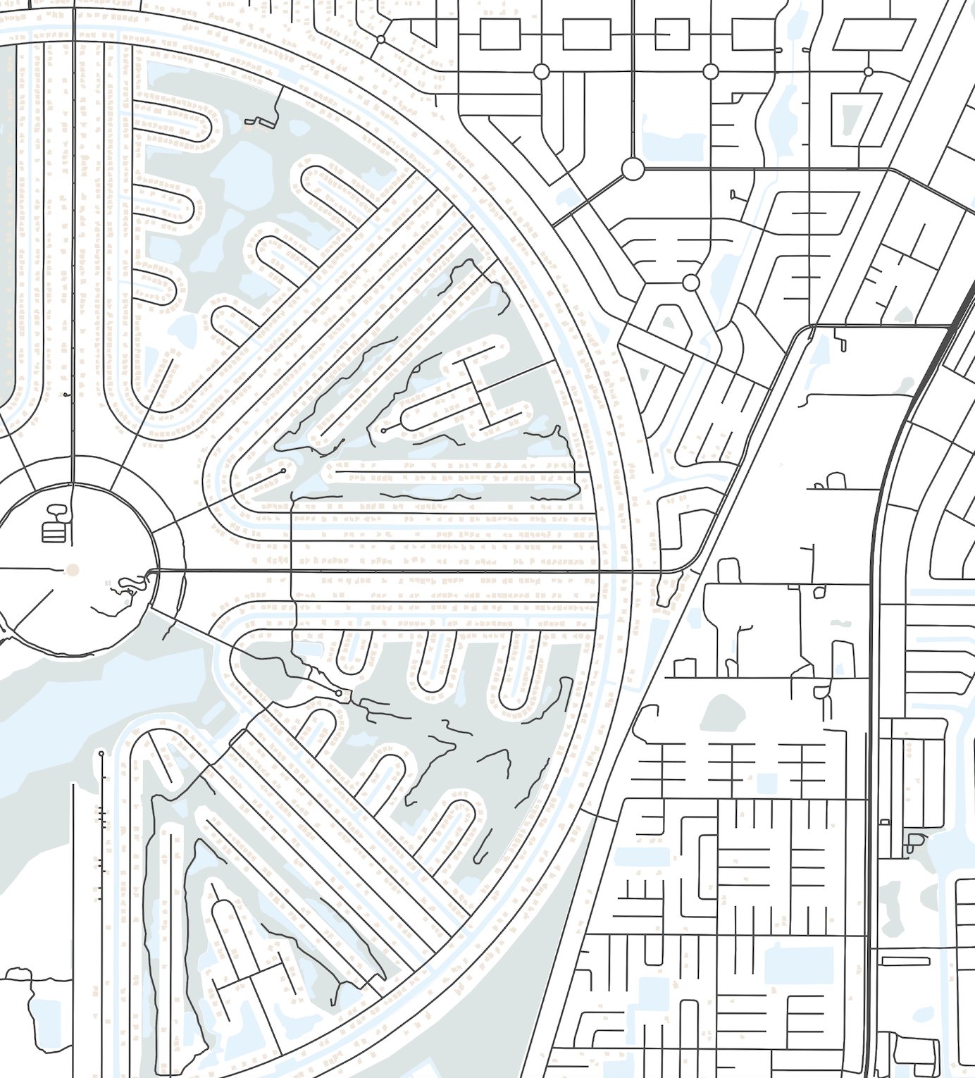 Rotonda West Map Print – VirtualMap