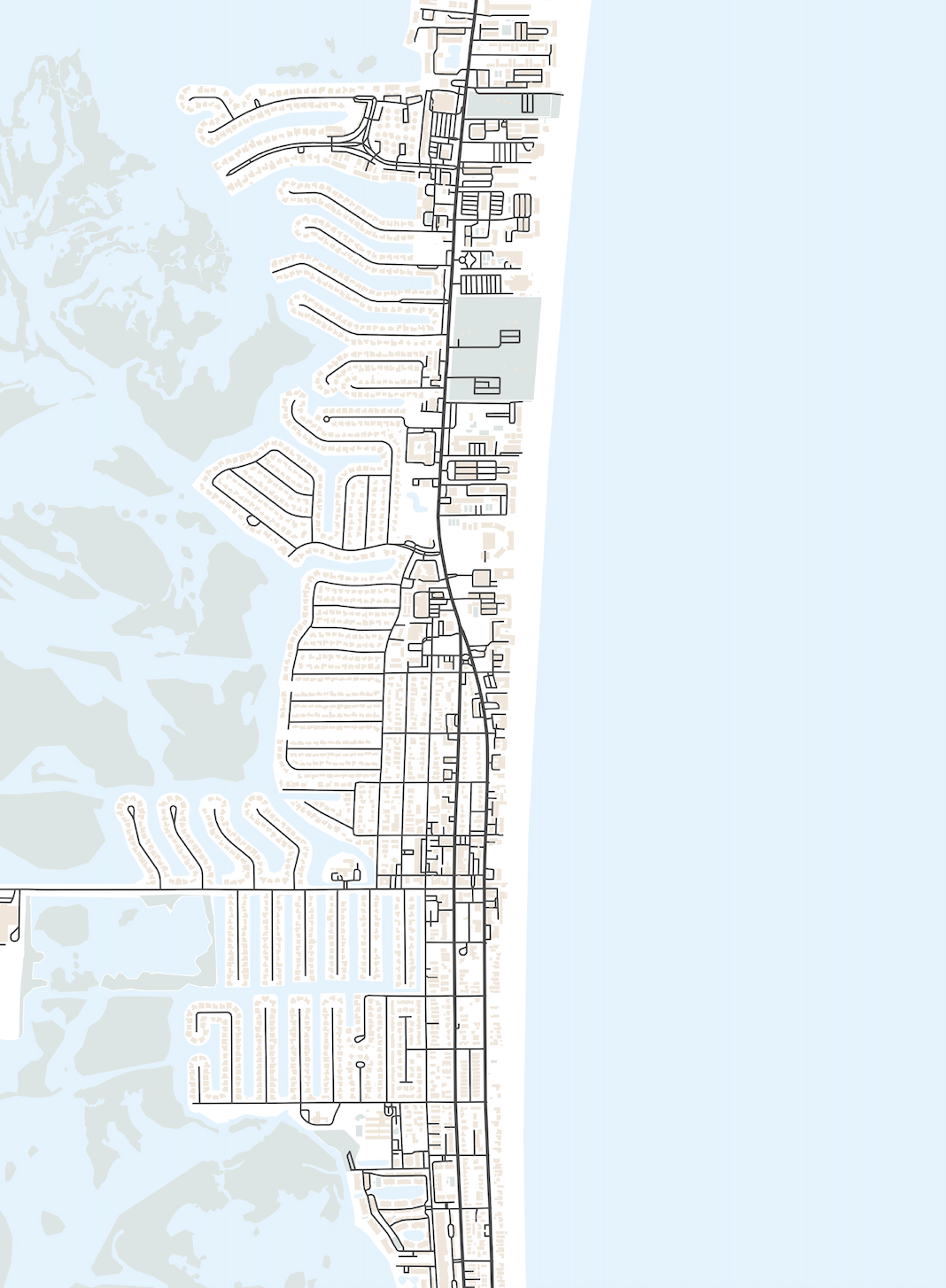 Cocoa Beach Map Print