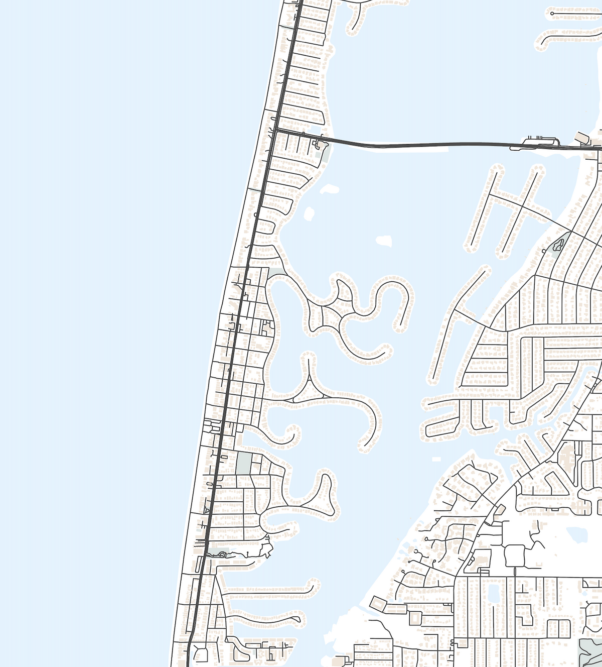 Indian Rocks Chart Map Indian Rocks Beach Map Print – VirtualMap