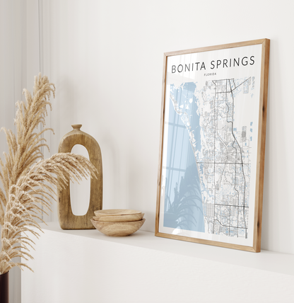 Bonita Springs Map Print