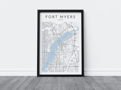 Fort Myers Map Print