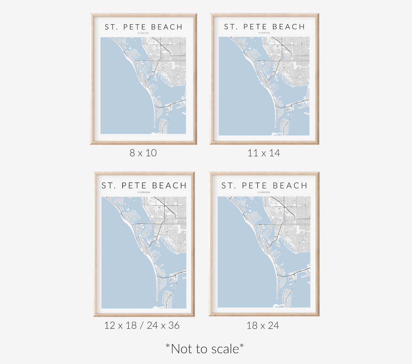 St. Pete Beach Map Print