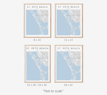 St. Pete Beach Map Print