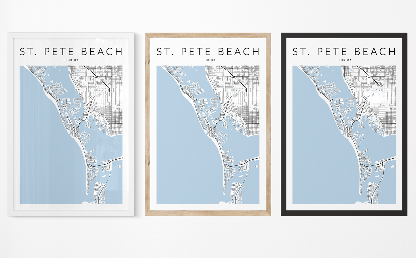 St. Pete Beach Map Print