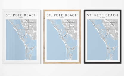 St. Pete Beach Map Print