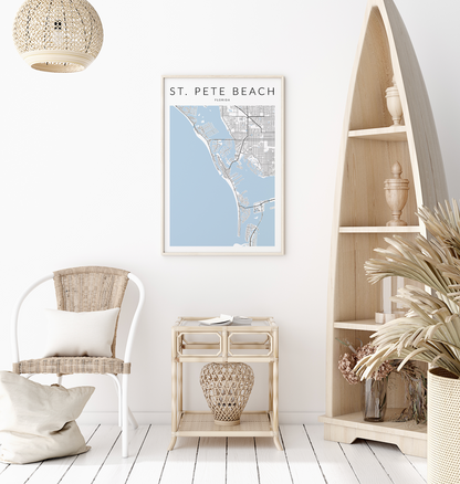 St. Pete Beach Map Print