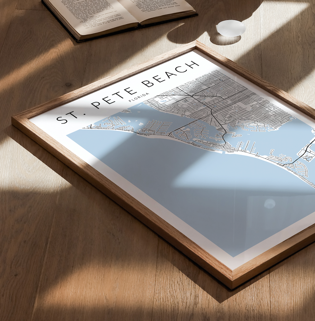 St. Pete Beach Map Print