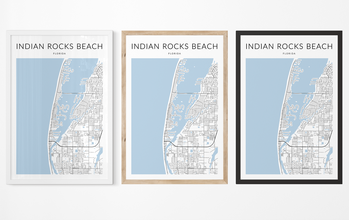 Indian Rocks Beach Map Print