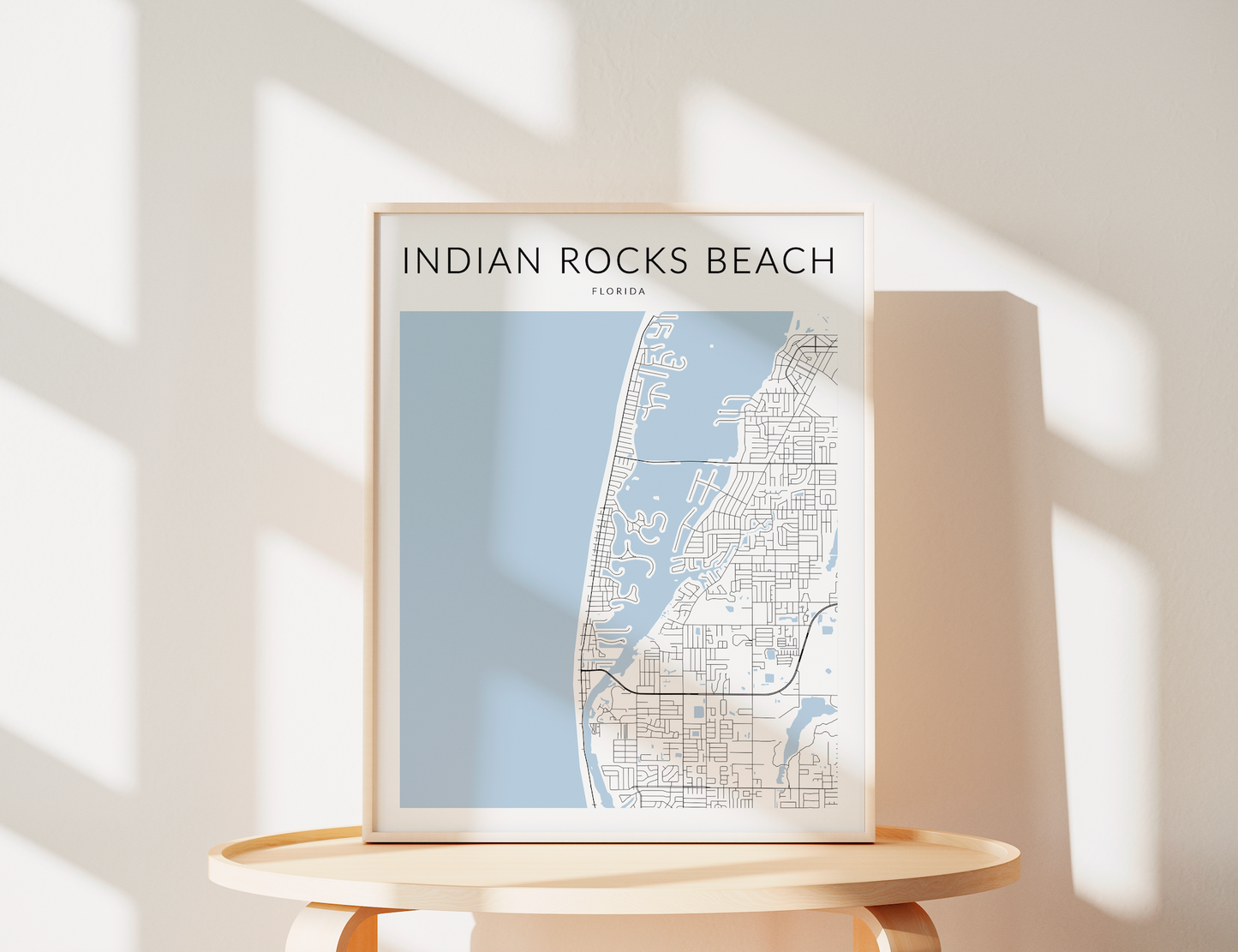 Indian Rocks Beach Map Print