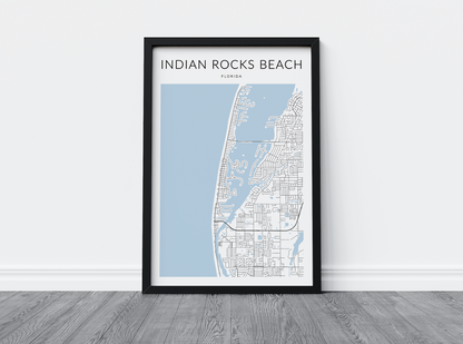 Indian Rocks Beach Map Print