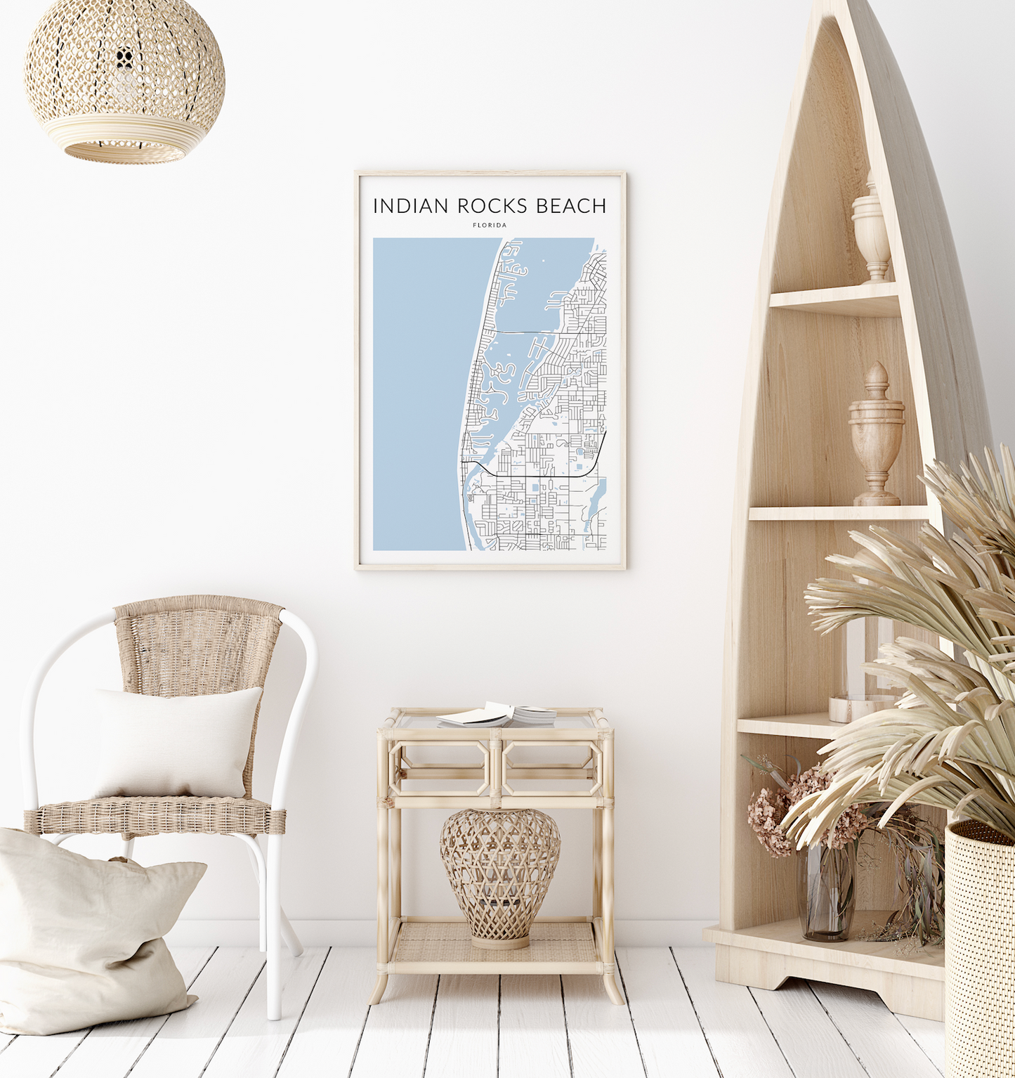 Indian Rocks Beach Map Print