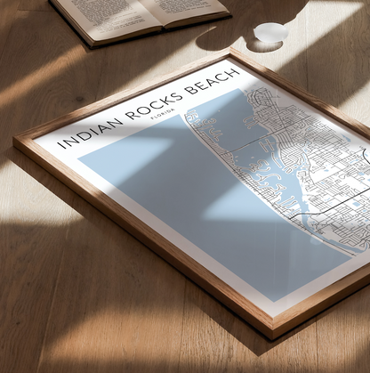 Indian Rocks Beach Map Print