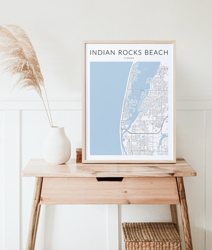 Indian Rocks Beach Map Print