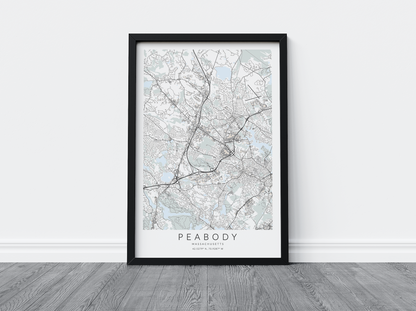 Peabody Map Print