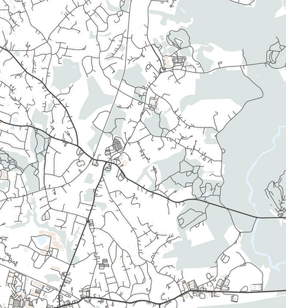 Sudbury Map Print