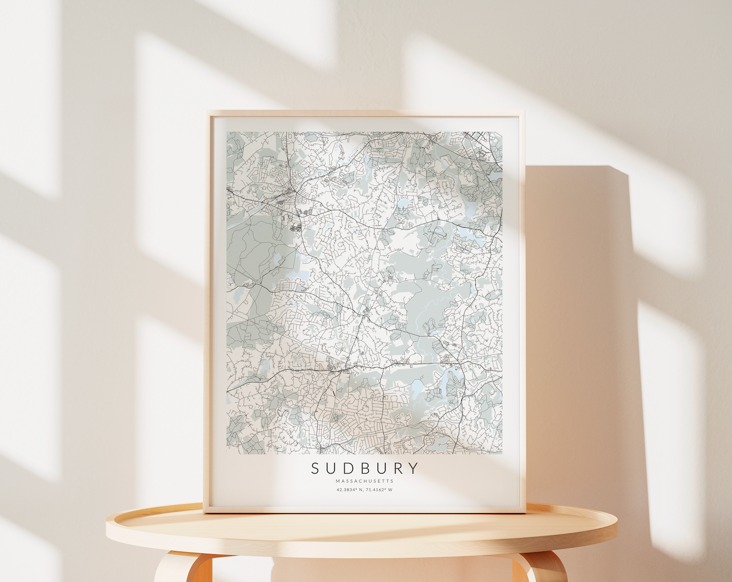 Sudbury Map Print