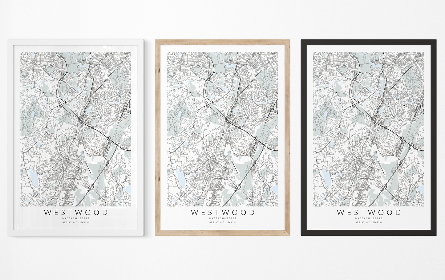 Westwood Map Print