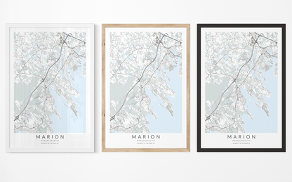 Marion Map Print