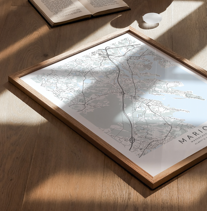 Marion Map Print